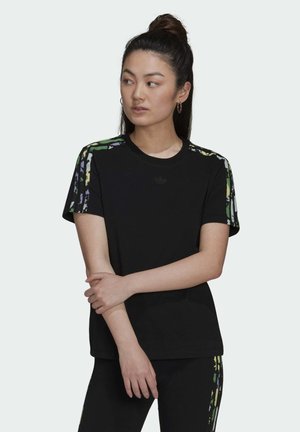 REGULAR TEE - T-shirt con stampa - black