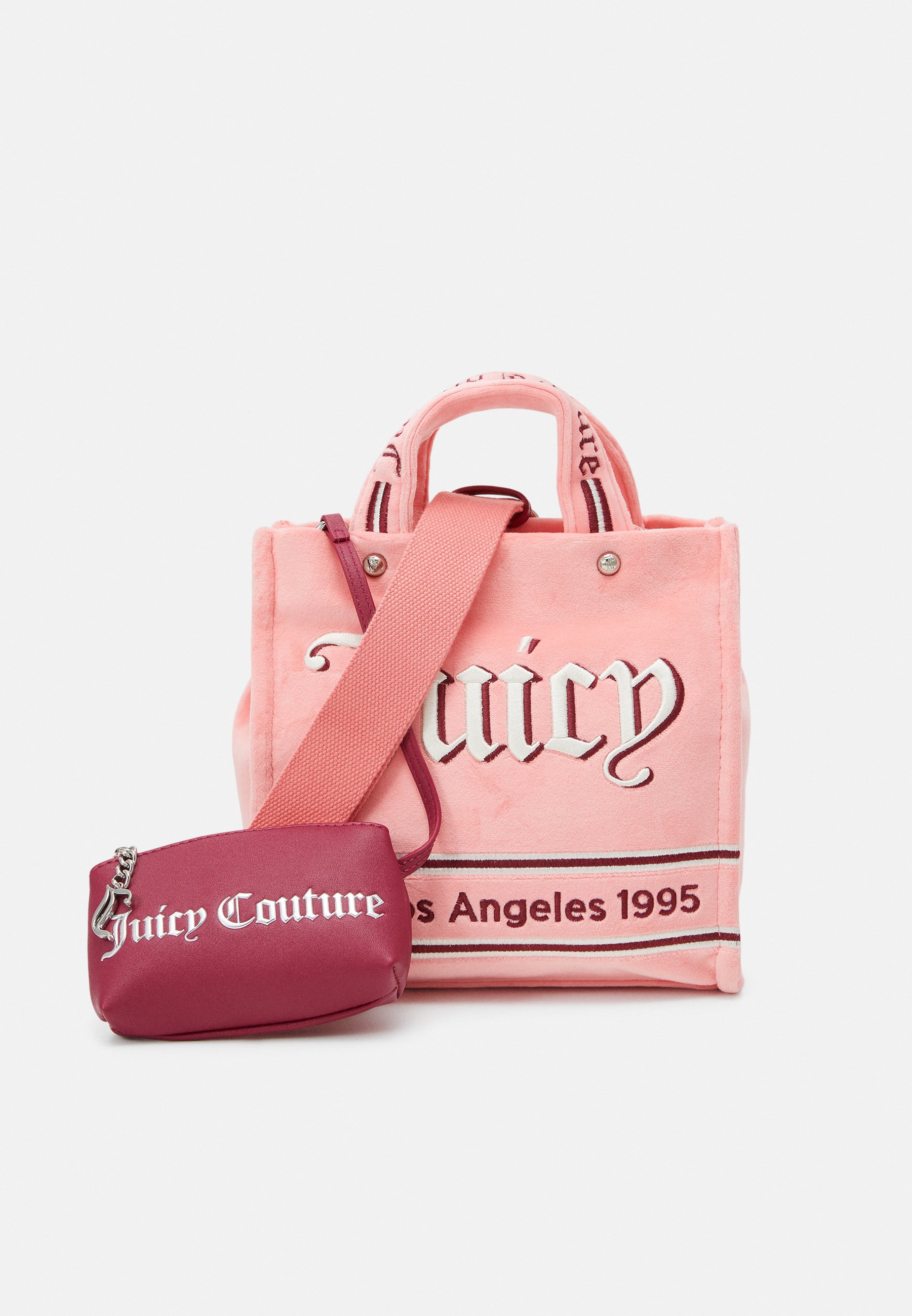 Juicy Couture IRIS BAG - Handbag - pink lemonade/white/pink