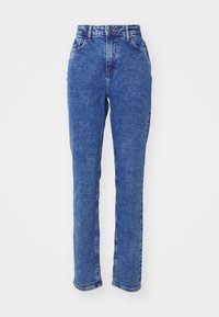 NMDAISY MOM FIT JEAN - Straight leg jeans - medium blue denim