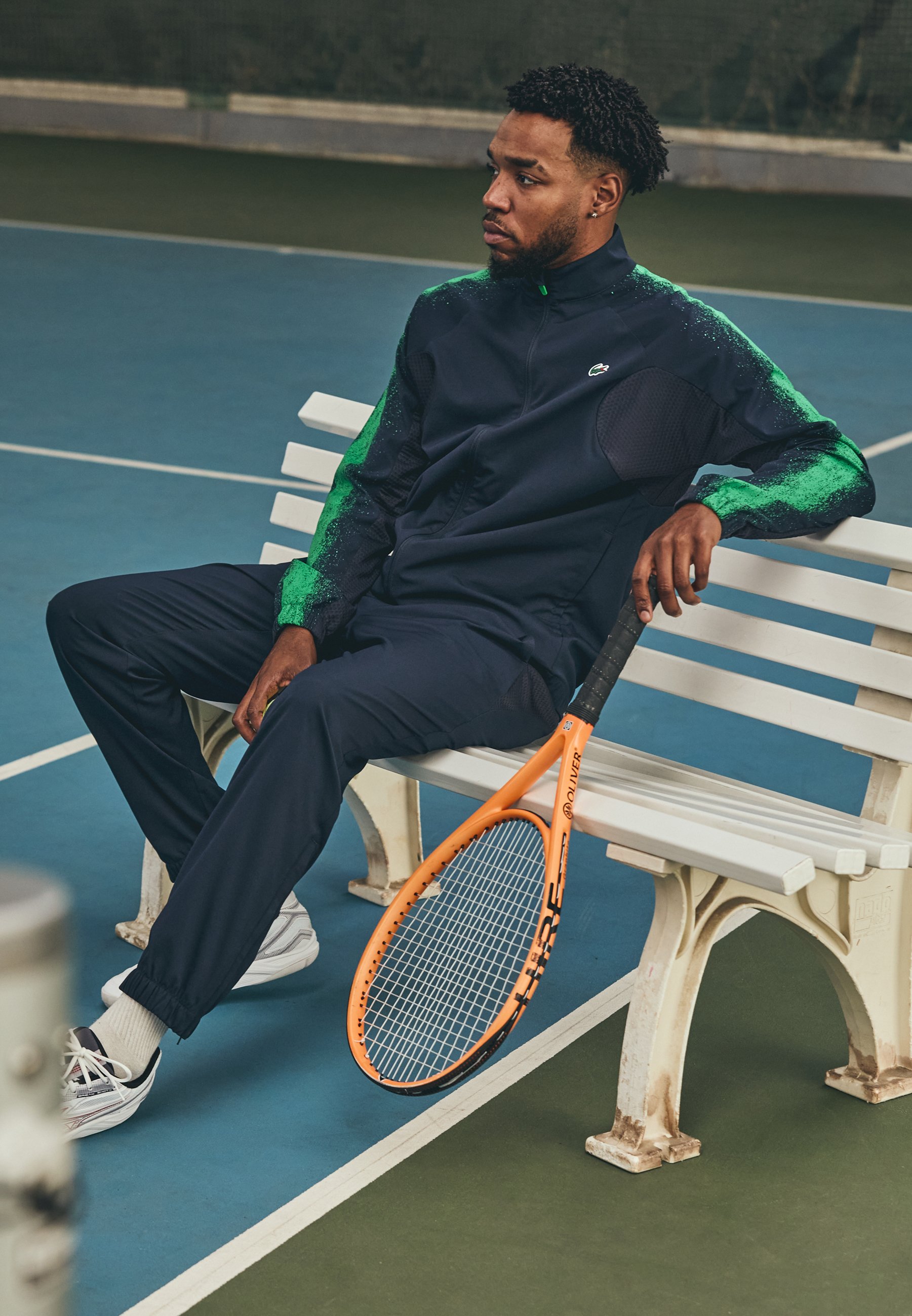 Lacoste Sport TRACKSUIT MEDVEDEV SET - Tracksuit - navy blue