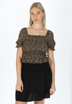 MIAMI SMOCK W - Bluse - leopard