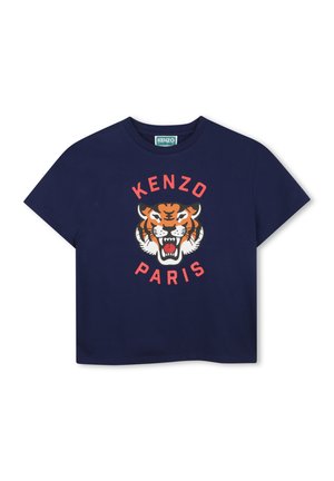 KURZÄRMELIGES  - T-shirt imprimé - medieval blue