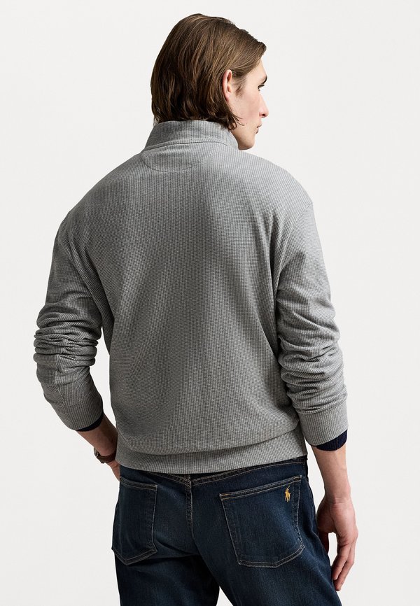 LUXURY JERSEY HOUNDSTOOTH PULLOVER - Sweatshirt - andover heather puppytooth2