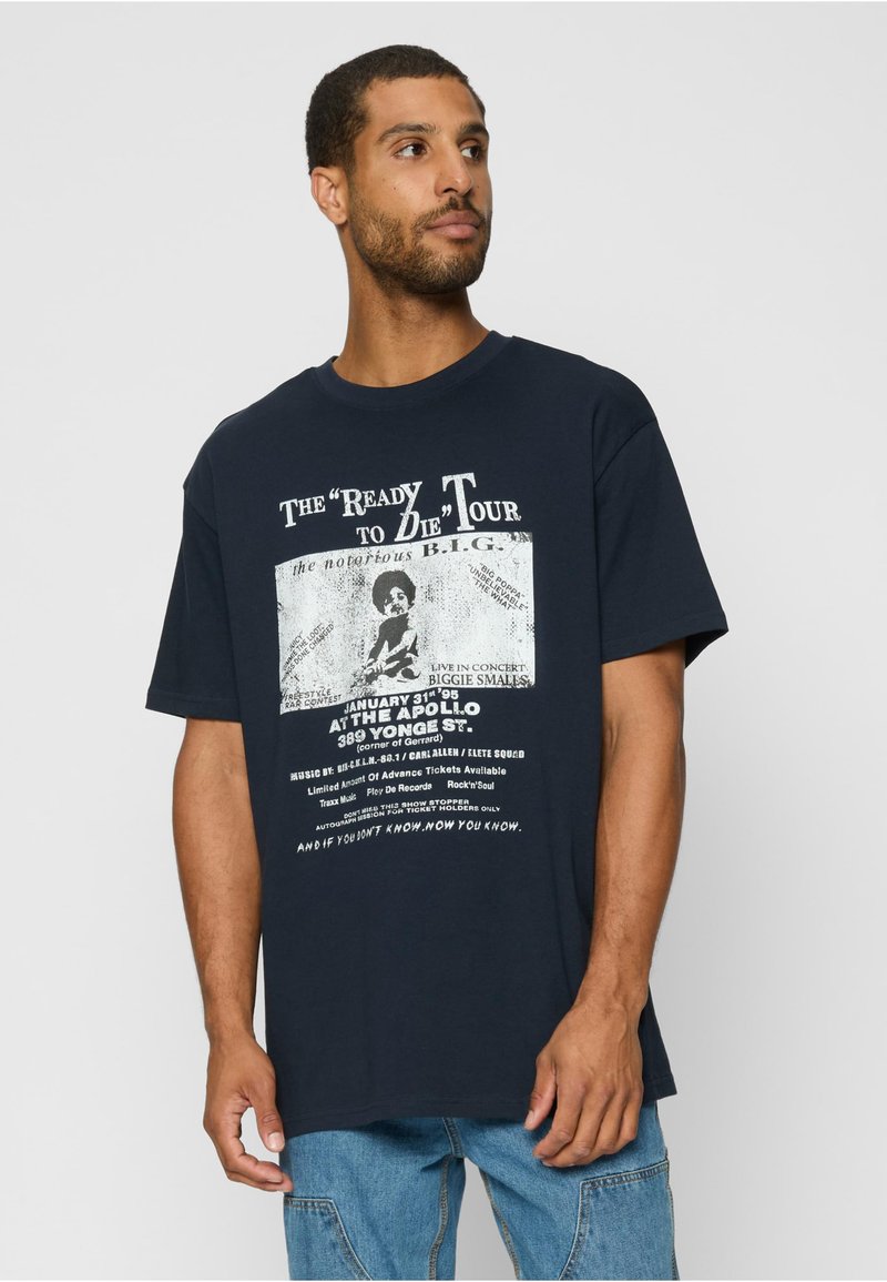 Mister Tee RETRO POSTER - T-shirts med print - navy
