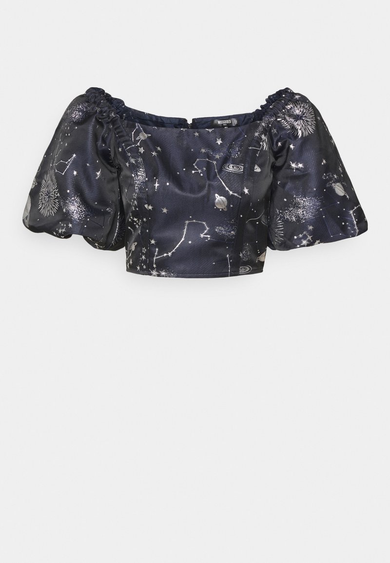 Missguided Tall Blouse donkerblauw