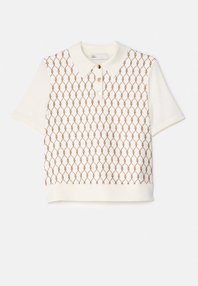 Tory Burch FRONT - Piké - new ivory/brown