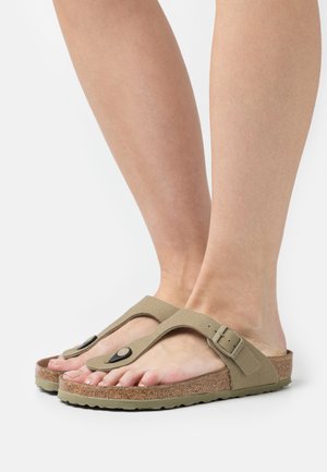 Birkenstock GIZEH REGULAR FIT - Riemensandalette - khaki