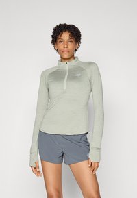 New Balance ATHLETICS GRID 1/2 ZIP - Hosszú ujjú felső - garter snake heather