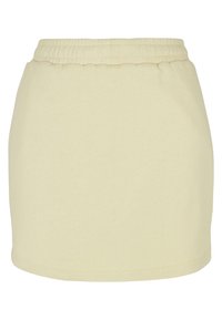 TERRY  - Mini skirt - softyellow