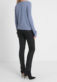 OPUS Stickad tröja - blue