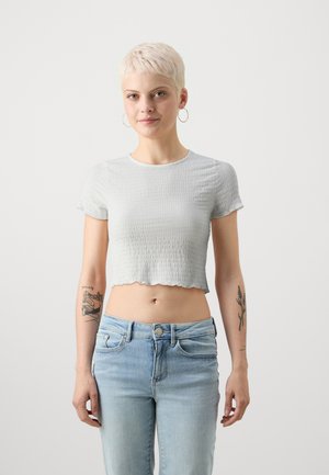 ONLY Petite ONLNADIE  - T-Shirt basic - cloud dancer
