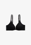 LEOPARD LACE PLUNGE PUSH-UP BRA - Σουτιέν με ενίσχυση - black