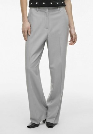 VISIFFE HW STRAIGHT NOOS - Pantaloni - light grey melange