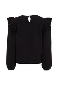 WE Fashion Top s dlouhým rukávem - black