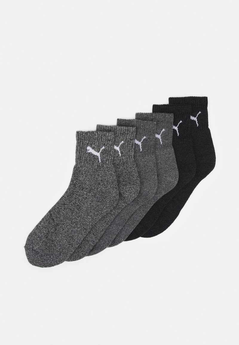 Damen Sportbekleidung | Puma SHORT CREW 6 PACK UNISEX Sportsocken grey combo/grau - AX95007 Damen Sportbekleidung | Puma SHORT CREW 6 PACK UNISEX Sportsocken grey combo/grau - AX95007