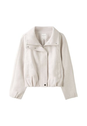 Stradivarius, SOFT-TOUCH BOMBER JACKET - Veste légère - beige