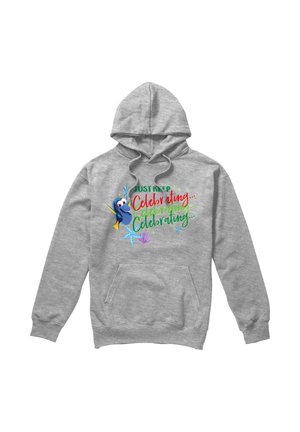 FINDING NEMO JUST KEEP CELEBRATING CHRISTMAS WITH DORY - Kapuzenpullover - mottled light grey