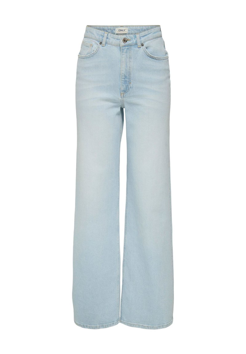 Julius _ denim pants - JULIUS10oz Denim Bleach Wide Pants blue