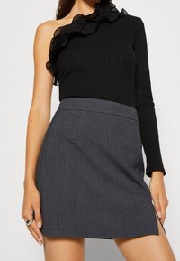 VILA Långärmad tröja - black