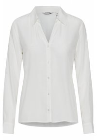 BYHUBBA - Blúzka so zapínaním na gombíky - offwhite