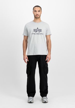 Alpha Industries, BASIC T - Tričko s potlačou - pastel grey