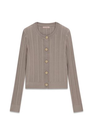 Guess, LS CN CARMEN CARDI SWTR - Gilet - beige