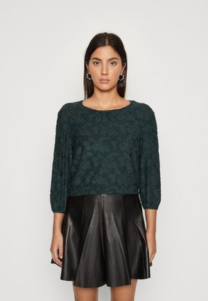 JDY JDYTRISS 3/4 FLOWER - Μπλούζα με μακριά μανίκια - scarab