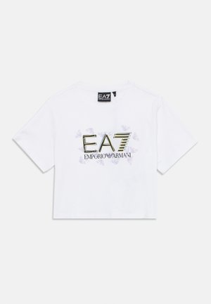 EA7 Emporio Armani, Trükipildiga T-särk - white fancy