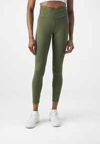 Björn Borg STUDIO CROSS - Leggings - olive night