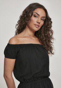 Urban Classics OFF SHOULDER  - Overal - black