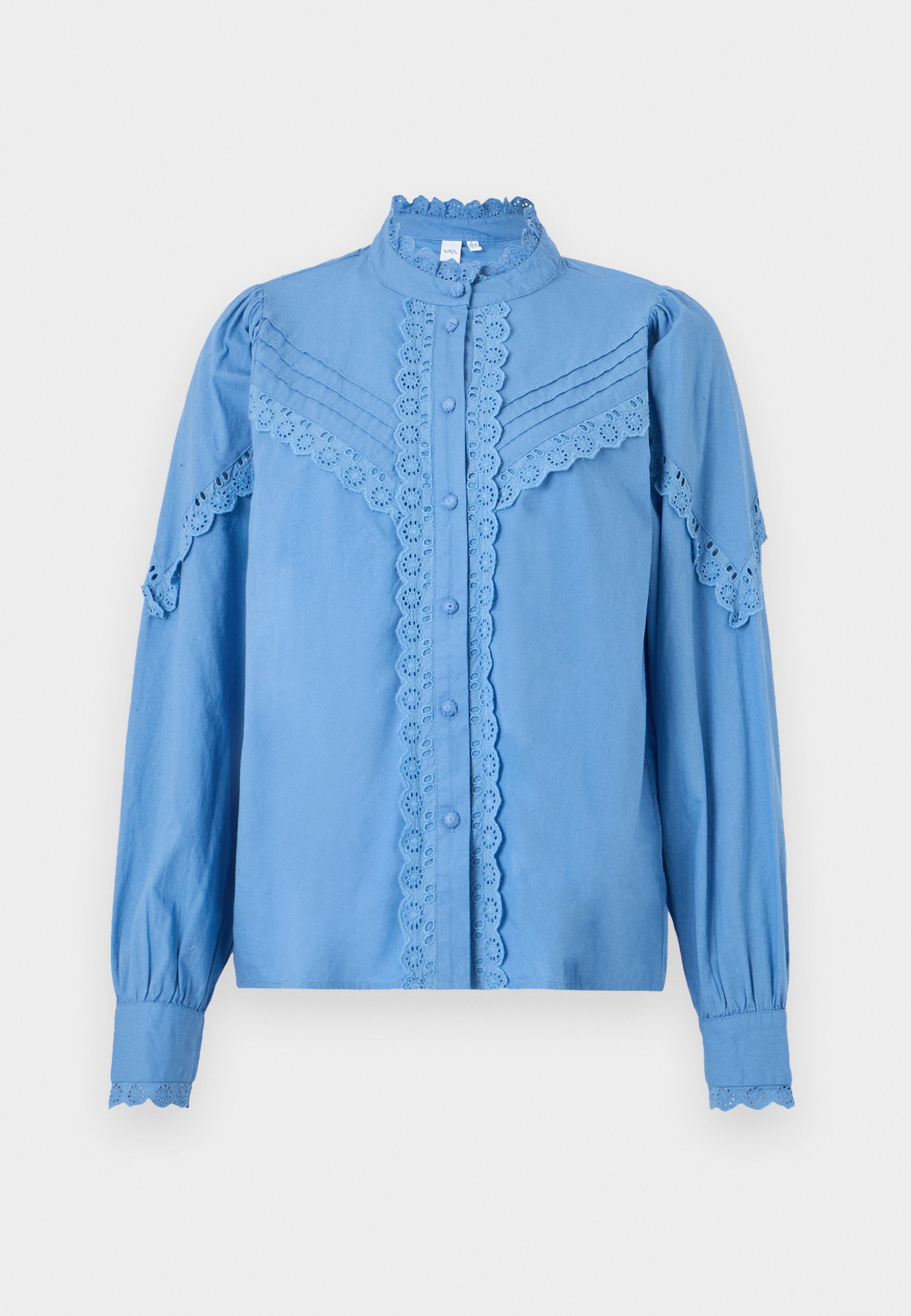 売れ筋商品|||ヤス シャツ レディース トップス YASKOMEA SHIRT - Button-down blouse - provence YAS YASKOMEA SHIRT - Button-down blouse - provence/blue
