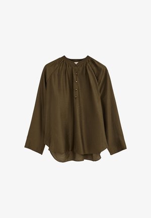 Polo Club, HEMD WOMAN LARA LONG SLEEVE LOOSE FIT - Blusa - olive green