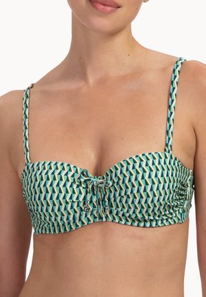 Top de bikini - lichtgroen