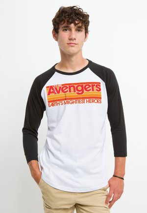RETRO AVENGERS - T-shirt à manches longues - white black