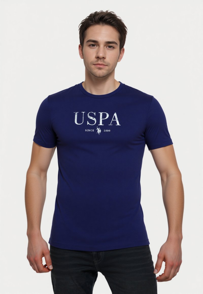 U.S. Polo Assn. Triko s potiskem - dunkelblau