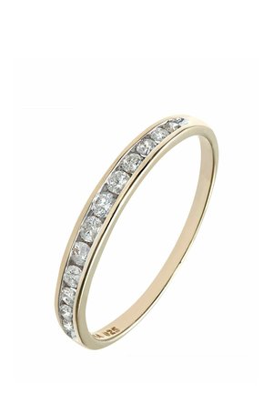 QUARTER CARAT DIAMOND CHANNEL SET HALF ETERNITY - Anillo - yellow gold-coloured