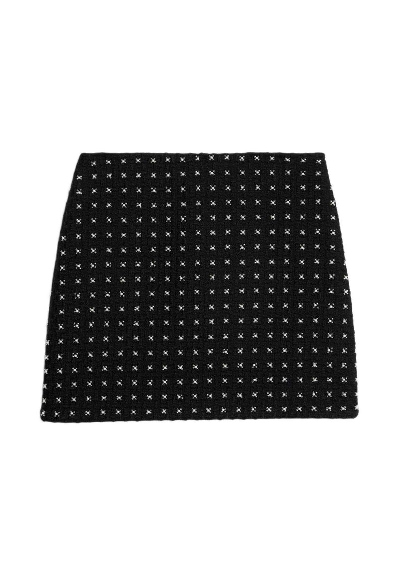 Petite Mini-jupe Noir À Détail Zip | Petite | PLT FR