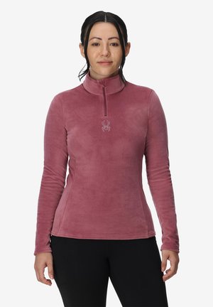 1/2 ZIP - Fleece trui - acai
