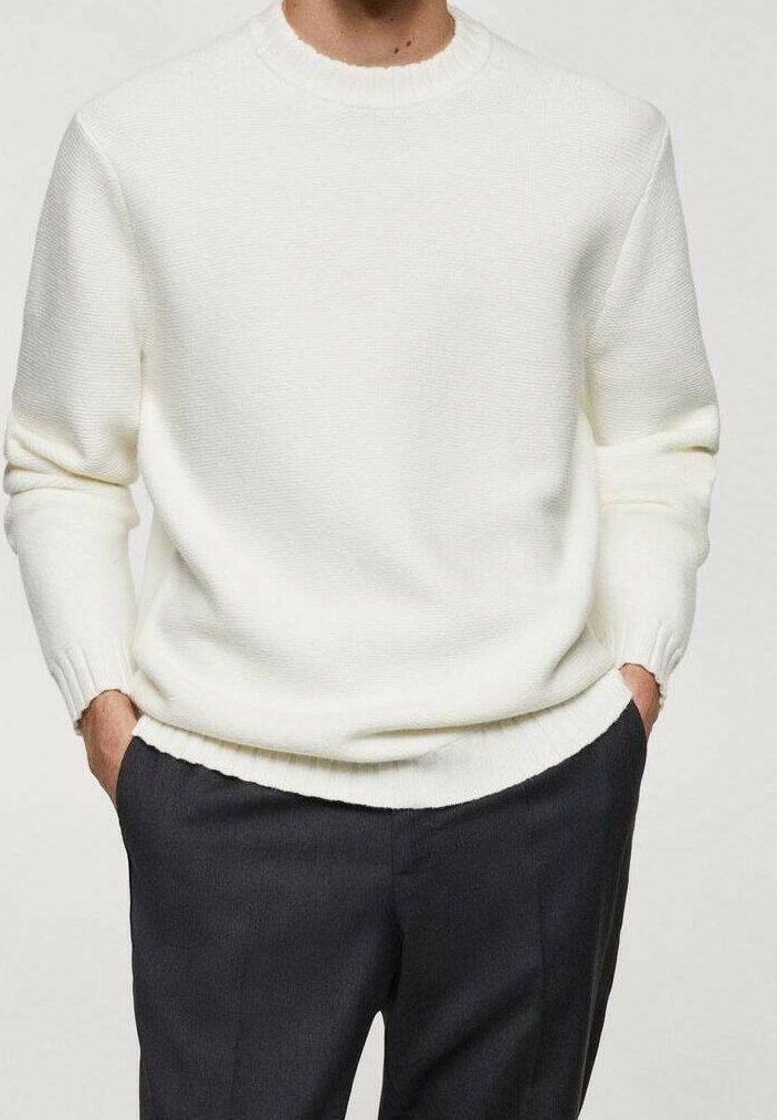 Mango Strickpullover - off-white