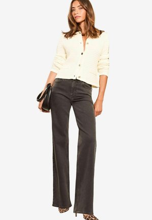 MID RISE - Flared-farkut - grey