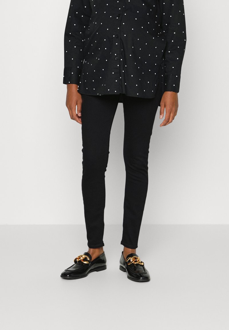 River Island Maternity Jeans Skinny Fit black/schwarz Zalando.de