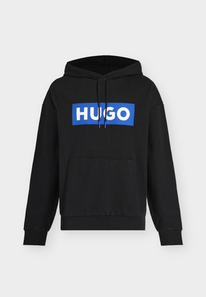 HUGO, NALVES - Kapucnis pulóver - black