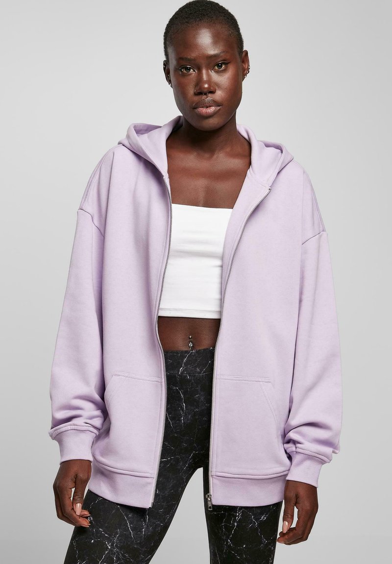 Urban Classics OVERSIZED - Sudadera con cremallera - lilac