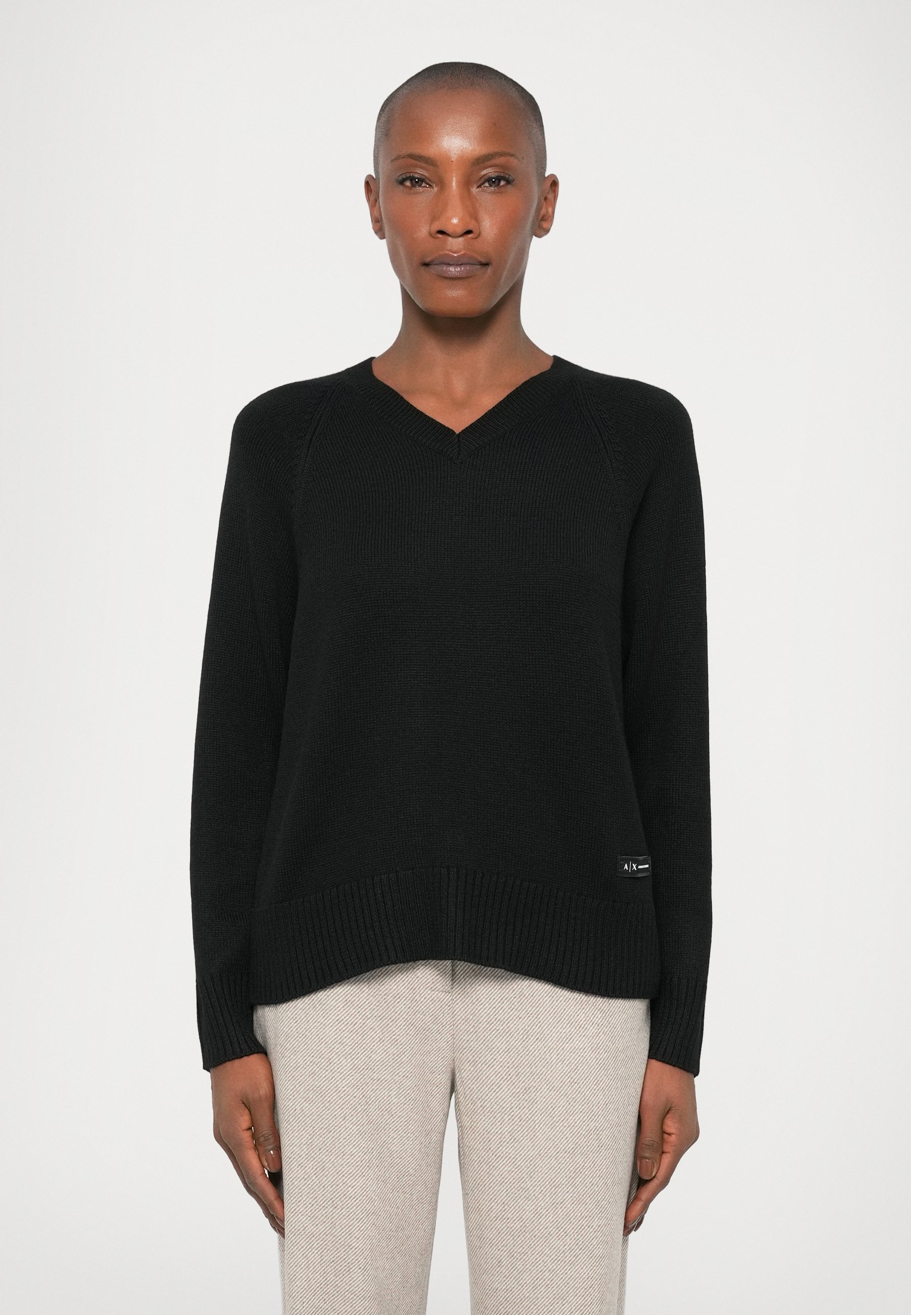 Maglione Di Lettere Di Lana Maschile Scollo A V, Nero, Vestibilà Regolare, Top Invernale Caldo, Cotone 100%, Manica Lunga Da 31,55 € | DHgate - Foto 12