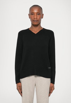 PULLOVER - Pulóver - black