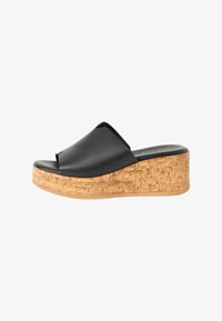 Ikke valgt, black leather