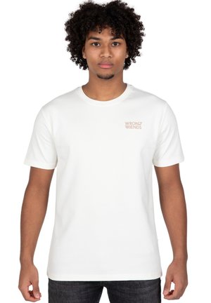 Wrong Friends SAFI - Camiseta estampada - white