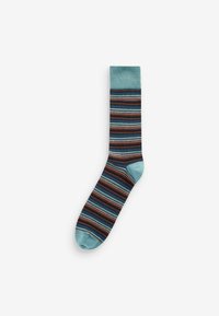 Next 5 PACK REGULAR FIT - Strømper - neutral green colour pop stripe