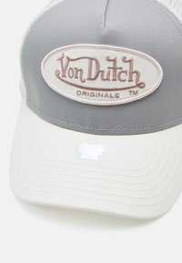 Von Dutch TRUCKER BOSTON UNISEX - Boné - grey/white