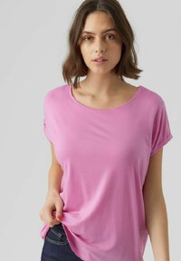 Vero Moda VMAVA PLAIN - T-shirts basic - cyclamen